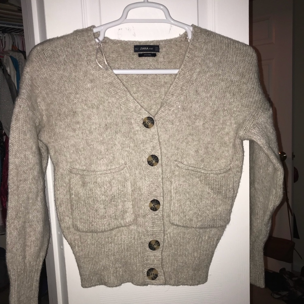 Zara basic knit cardigan